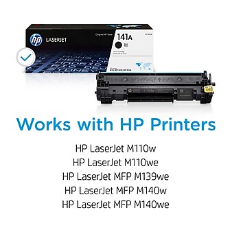 HP 141A Black Standard Yield Toner Cartridge (W1410A)