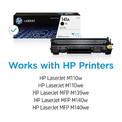 HP 141A Black Standard Yield Toner Cartridge, Prints Up to 950 pages (W1410A) Sansujyuku sansujyuku.com