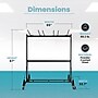 AdirOffice Steel Dolly Chair & Table Combo Cart, Black (690-01)~#|#~A3E5167F-99E4-4D38-8A88DC0066128410_sc7