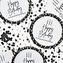 Creative Converting Golden Wishes Birthday Plates and Napkins Kit, Black/Gold, Serves 16 (DTC9506E2G)~#|#~A3E70C4D-E491-4250-860B2555D4E8D17D_sc7