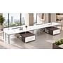 Boss Office Products Simple System 66"W Desk with Storage Cabinet, White, 8/Set (SGSD026-102-WT)~#|#~A3E783BD-6779-47F0-AFF3244DCA04EFB1_sc7