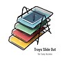 Mind Reader 4-Tier Stackable Paper Desk Tray Organizer, Metal Mesh, Black (4TPAPER-BLK)~#|#~A3EF8E28-4400-4905-A7C3E990628A6963_sc7