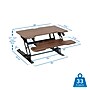 Mount-It! 30"W Manual Rectangular Adjustable Standing Desk Converter, Dark Walnut Woodgrain (MI-15006S)~#|#~A3F408FD-51E1-4F4B-BA5E15A045C67AB2_sc7