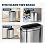 Alpine Industries Stainless Steel Trash Can with Liner, 10.5 Gallon (ALP470-40L)~#|#~A3F68F1F-8F17-4FFE-8DB82A74B6DE71EF_sc7