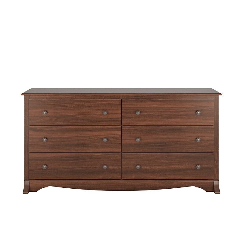 Prepac 29" Monterey 6 Drawer Dresser, Cherry (CDC-6330-K) image 1