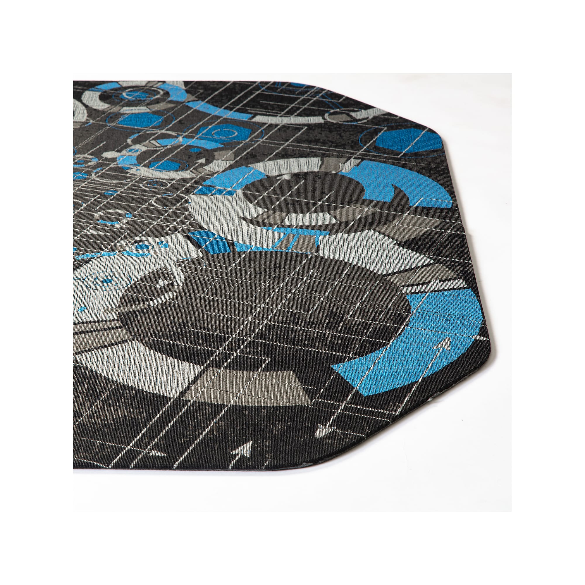 Anji Mountain Rug’d Refracted Carpet & Hard Floor Chair Mat, 36″ x 48″, Gray/Blue (AMB9112) Sansujyuku sansujyuku.com