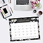2027 Blue Sky Baccara Dark 22" x 17" Monthly Desk Pad Calendar, Black/Gold (110215-27)~#|#~A3FBA40A-DBA1-425F-AAFC2F736F642815_sc7