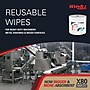 WypAll PowerClean X80 Fabric Cleaning Wipers, White, 455 Sheets/Roll (41025)~#|#~A40359C2-10D0-4502-95CDA71A20CA927E_sc7