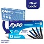 EXPO Wet Erase Markers, Ultra Fine Tip, Blue, 12/Pack (16003)~#|#~A407362D-D8C5-4D17-9C2E8EC01109A661_sc7