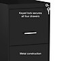 Staples 4-Drawer Vertical File Cabinet, Letter Size, Lockable, 47.2"H x 14.5"W x 18.9"D, Black (ST62801)~#|#~A40A1DDF-3751-440A-A8FFDA830F0C7EEB_sc7