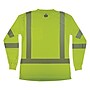Ergodyne GloWear 8387 High Visibility Women’s Long Sleeve T-Shirt, ANSI Class R3, Lime, Medium (22353)~#|#~A41866C3-3EE9-4C4C-B95C2EEF429F9751_sc7