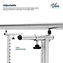 Viva Comfort 7 ft. Steel Foldable Physical Therapy Parallel Bars, 350lb Capacity, Black (ME905-01-MK)~#|#~A418970A-2345-4787-89E97900B2685A40_sc7