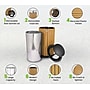 Alpine Industries Steel Outdoor Trash Can with Rain Bonnet Lid, 32 Gallon, Cedar (ALP4400-01-CD-RB)~#|#~A4267564-9B99-4559-A2E0F3167C1D7008_sc7