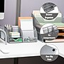 Mind Reader 7-Compartment Metal Desk Organizer File and Accessory Storage, Silver (JOEORG-SIL)~#|#~A428618E-26EA-4173-A6D276714F30D4D9_sc7