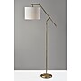 Simplee Adesso Milo 60" Antique Brass Floor Lamp with Off-White Drum Shade (SL9503-21)~#|#~A428FED1-0674-46E4-8CAED5DDB7CF7337_sc7