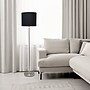 Simple Designs 57" Floor Lamp with Drum Shade, Black (LF2004-BLK)~#|#~A42C14BC-CECB-4728-8F0CD27DBAA5E7CD_sc7