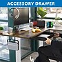 Mount-It! Large 63"W Electric Corner Adjustable Standing Desk, Brown/White (MI-15018)~#|#~A42F271E-4006-4C09-996F3028E5C49C7B_sc7