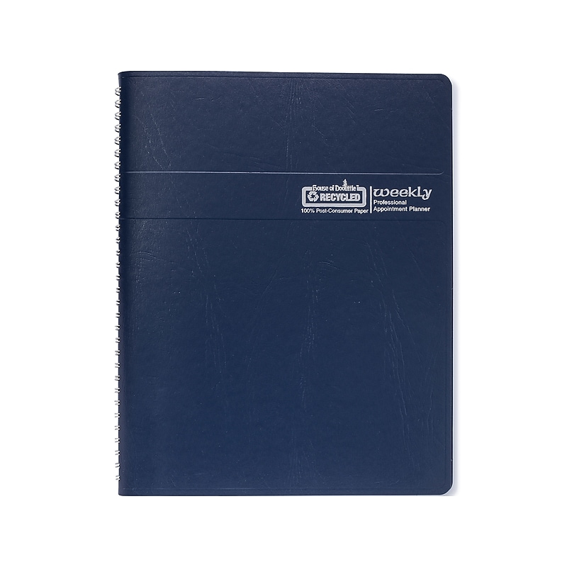 2024 House of Doolittle 8.5" x 11" Weekly Appointment Book, Blue (272-07-24) image 1