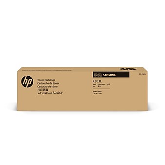 HP K503L Black Toner Cartridge for Samsung CLT-K503L (SU147), Samsung-branded printer supplies are now HP-branded