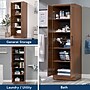 Sauder HomePlus 71"H Storage Cabinet with 5 Shelves, Sienna Oak (411963)~#|#~A43C8827-3B1A-4C12-BF3481801D478B28_sc7