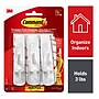 Command Medium Utility Hooks, 3 lb., White, 6/Pack (17001-6ES)~#|#~A43D1E15-5D7B-4F04-9DE5E3C8693A7B3E_sc7