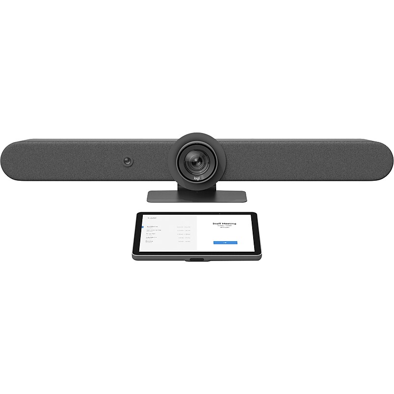 Logitech Rally Bar + Tap IP HD 4K Bundle, Graphite (991-000419) image 1