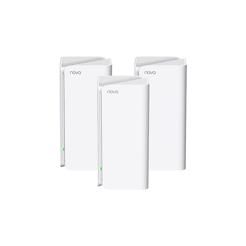 Tenda Nova MX15 Pro AX5378 Dual Band Mesh WiFi 6 System, White, 3/Pack (MX15-3) image 1