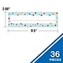 Carson Dellosa Education Retro Remix School Name Plates, 9.5" x 2.875", 36/Pack, 6/Packs (CD-122159-6)~#|#~A4454DA5-78A9-40F8-ADF57F93AA2EE56D_sc7