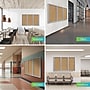 Ghent 4' H x 6' W Enclosed Natural Cork Bulletin Board with Satin Frame, 3 Door (PA34872K)~#|#~A445A768-F302-4C89-953B5618A267F67E_sc7