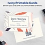 Avery Integrated Cards, 3.5" x 5", Matte Ivory, 40/Pack (95273)~#|#~A448852D-2643-461F-A956BA889729966A_sc7