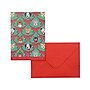 DesignWorks Ink Bows & Pups Holiday Cards, 5 x 7, Assorted Colors (THC57-105ST)~#|#~A44B4344-C289-401A-8F8C6A8EDB31BD0D_sc7