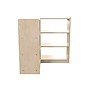 Flash Furniture Bright Beginnings 6-Section Open Corner Storage Unit, 31.5"H x 31.5"W x 31.5"D, Brown (MK-KE24053-GG)~#|#~A44EE453-C994-423B-9255828F9B15C83E_sc7