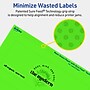 Avery Laser/Inkjet Multipurpose Rectangle Labels, 2.5" x 7", Neon Green, 240/Box (94247)~#|#~A4502C25-3401-4A74-82ED05F24E9301AB_sc7