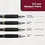 uniball 207 Retractable Gel Pens, Medium Point, 0.7mm, Black Ink, Dozen (33950)~#|#~A4522284-42C0-4291-B9EBC18FD9DA58B2_sc7