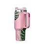 Outdoors Professional Stainless Steel Double-Walled  Tumbler with Straw, 40 oz., Tropical Pink (OUTD9249)~#|#~A462129D-5D43-43BE-ABD2AB5247373308_sc7
