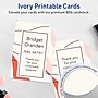 Avery Rectangle Single Rounded Corner Integrated Cards, Matte Ivory, 200/Pack (19479399035)~#|#~A46796CD-71B7-4017-A1A9CD65748E903F_sc7