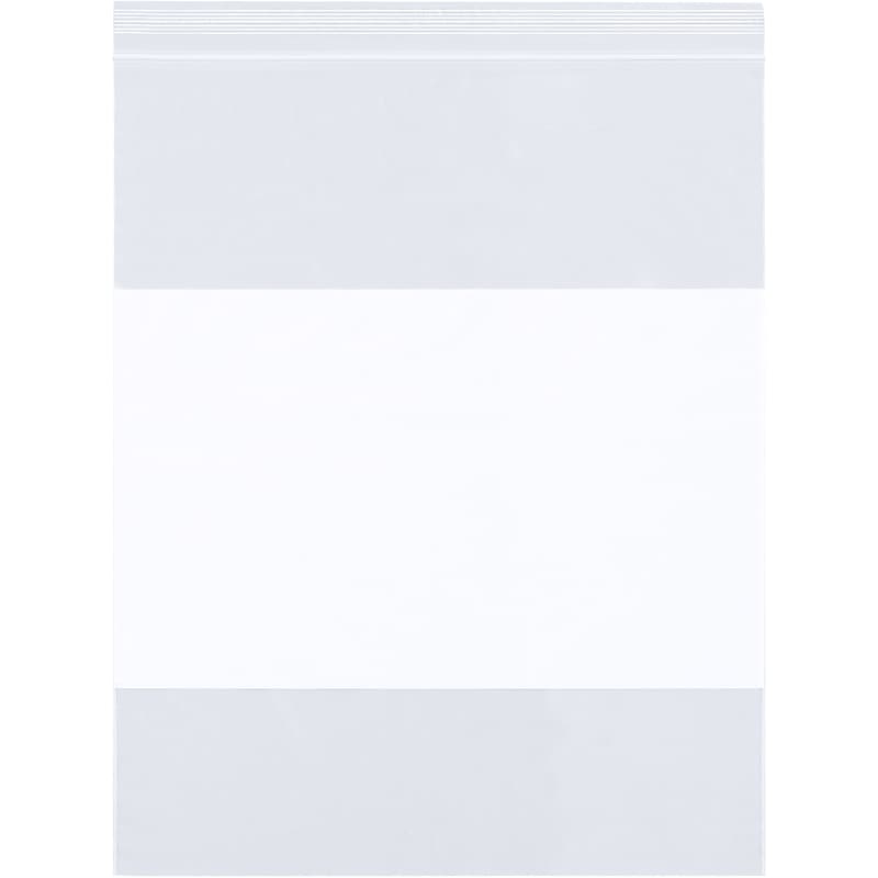 13" x 15" Reclosable Poly Bags, 2 Mil, Clear, 1000/Carton (PB3978) image 1