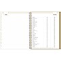 2025 Blue Sky Day Designer Gold Spotty 8.5" x 11" Weekly Planner, Plastic Cover, Gold/White (148132)~#|#~A46C676D-22E2-42EC-9B1D9899040F4F5F_sc7