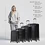 InUSA Pilot 4-Piece Hardside Spinner Luggage Set, TSA Checkpoint Friendly, Coal (IUPILSMLXL-COA)~#|#~A4719851-6617-4282-9CEE37A6E4A7E7F3_sc7