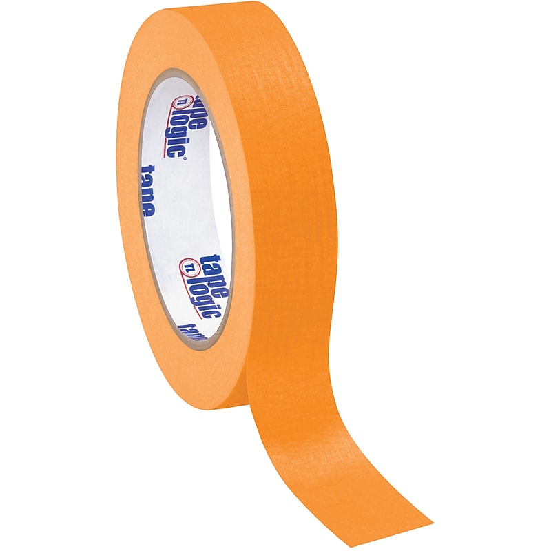 Tape Logic Colored Masking Tape, 1" x 60 yds., Orange, 12/Carton (T93500312PKD) image 1