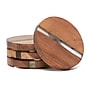 Thirstystone Acacia Resin Coasters, 4/Set (N3602)~#|#~A4740478-C7C3-432E-B0F999952ADA804D_sc7