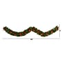 Nearly Natural Bow and Pinecone Artificial Christmas Garland, 9' (W1105)~#|#~A475C687-5E5C-40E6-BF189ECAF3A84206_sc7