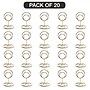 Global Printed Products Card Holder, Table Top/Countertop, Gold Metal, 20/Pack (WRHLDR-GLD)~#|#~A478187F-EABC-4263-ABF3FBE210BBE1F6_sc7