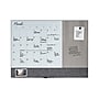 U Brands Combination Dry-Erase Whiteboard, Aluminum Frame, 4' x 3' (3198U00-01)~#|#~A4792555-3724-466F-B176D71C3BFBAB28_sc7
