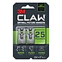 3M CLAW Drywall Hanger, 25 lbs., Silver, 4/Pack (3PH25M4ES)~#|#~A4801126-542A-48FE-A744E392B2FFF6B1_sc7