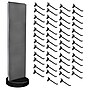 Azar Revolving Studio Base 60" x 16" Pegboard Floor Stand, Charcoal (700780-CHA-6B50)~#|#~A4805A3D-F5C5-49AE-847921E7026B7C7D_sc7