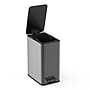 Nine Stars Step Trash Can, 2.6 Gallon, Matte Black (XZD-10-88BK)~#|#~A4863F0D-0DC7-4C3B-8647564D2B8D2D56_sc7
