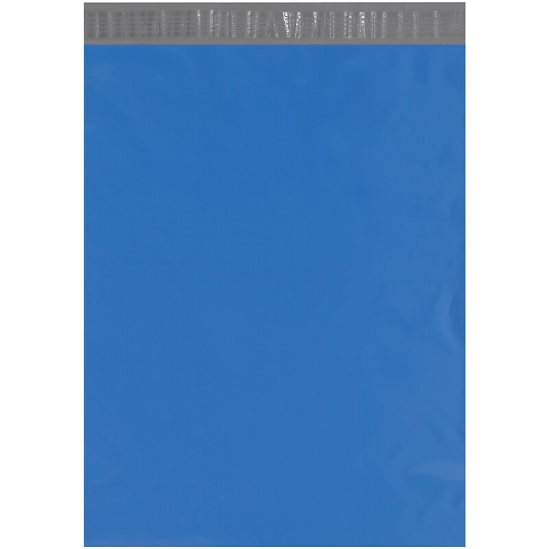 14.5" x 19" Self-Sealing Poly Mailer, Blue, 100/Carton (CPM1419BL) image 1
