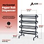 AdirKids 8 Roll Horizontal Craft & Butcher Paper Dispenser with Cutter, 52.6" x 24.02" x 37.97", Black (ADIKI300-02-MK)~#|#~A49B1D65-AF49-4E8A-981327D75EE53670_sc7