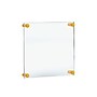 Azar Poster Holder, 11" x 14", Wall Mounted, Gold Acrylic (105510-GLD)~#|#~A49B81EB-27D5-4E6F-A334D1B1D53D4EF1_sc7